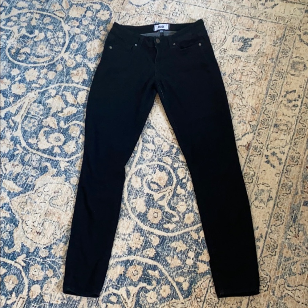 Paige Black Skinny Jeans